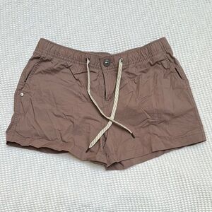 Vuori Tan Athletic Shorts Lightweight Elastic Waistband
